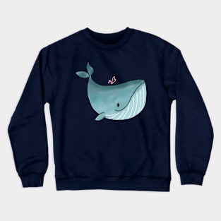 Cute Whale Crewneck Sweatshirt